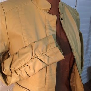 Modern Faux Leather Jacket